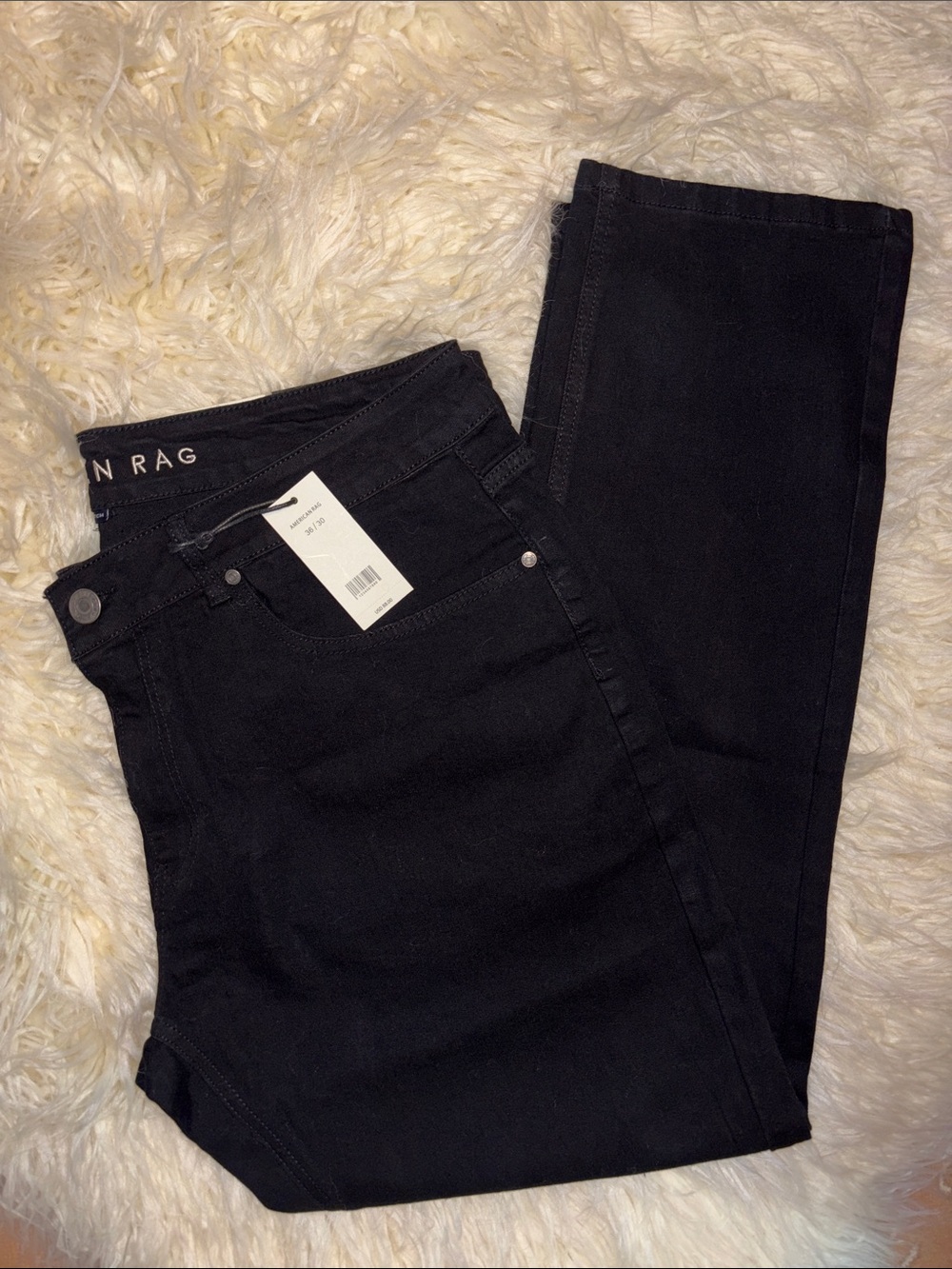 American Rag Comfort Stretch Women’s Jeans Slim-Fit Black Size 36/30
